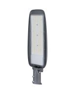 LED Straatlamp - Aigi Animo - 30W - Helder/Koud Wit 6500K - Waterdicht IP65 - Mat Grijs - Aluminium