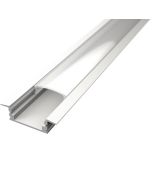 LED Strip Profiel - Delectro Profi - Aluminium - 1 Meter - 25x7mm - Inbouw