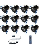 LED Veranda Spot Verlichting 6 Pack - 3W - Warm Wit 3000K - Inbouw - Dimbaar - Rond - Mat Wit - Aluminium - Ø31mm