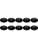 Spot Armatuur 10 Pack - Pragmi Pollon Pro - GU10 Fitting - Inbouw Rond - Mat Zwart - Aluminium - Verdiept - Ø82mm