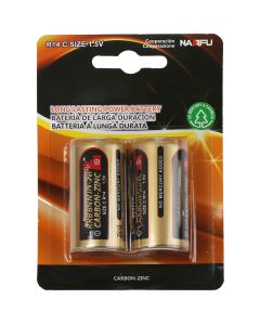 Batterij - Aigi Dolu - R14/C - 1.5V - Lithium Batterijen - 2 Stuks