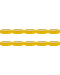 Isolatietape 10 Pack - Yurga - Geel - 20mmx20m