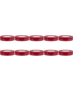 Isolatietape 10 Pack - Yurga - Rood - 20mmx20m