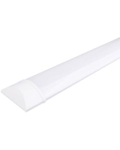 LED Balk - Aigi Tynom - 30W - Warm Wit 3000K - Mat Wit - Kunststof - 90cm