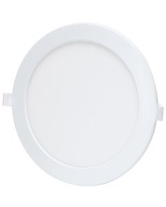 LED Downlight - Smart LED - Aigi Zumba - 18W - Aanpasbare Kleur - Inbouw Rond - Mat Wit - Aluminium - Ø220mm