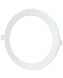 LED Downlight - Smart LED - Wifi LED - Slimme LED - Aigi Zumba - 18W - Helder/Koud Wit 6500K - Inbouw Rond - Mat Wit - Aluminium - Ø220mm