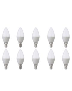 LED Lamp 10 Pack - E14 Fitting - 4W - Helder/Koud Wit 6400K