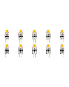 LED Lamp 10 Pack - G4 Fitting - Dimbaar - 2W - Helder/Koud Wit 6000K | Vervangt 20W