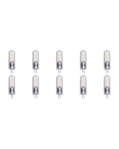 LED Lamp 10 Pack - Aigi - G4 Fitting - 3.6W - Helder/Koud Wit 6500K | Vervangt 35W