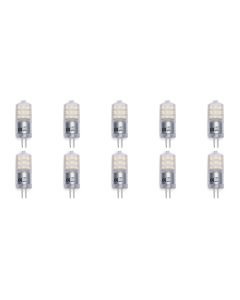 LED Lamp 10 Pack - Aigi - G4 Fitting - 3W - Warm Wit 3000K | Vervangt 25W