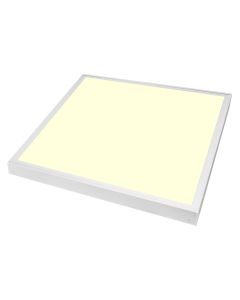 LED Paneel 60x60 - Velvalux Lumis - Warm Wit 3000K - 40W - Opbouw - Vierkant - Wit - Flikkervrij