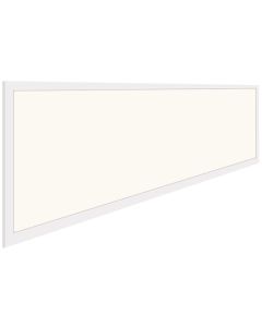 LED Paneel - Aigi - 30x120 Natuurlijk Wit 4000K - 32W High Lumen - Inbouw Rechthoek - Mat Wit Aluminium