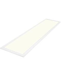 LED Paneel - Aigi - 30x120 Natuurlijk Wit 4000K - 40W Inbouw Rechthoek - Mat Wit - Aluminium 