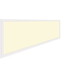 LED Paneel - Aigi - 30x120 Warm Wit 3000K - 32W High Lumen - Inbouw Rechthoek - Mat Wit Aluminium