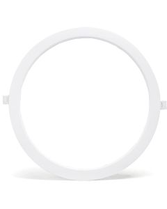 LED Paneel - Downlight - Aigi - Helder/Koud Wit 6500K - 24W - Ø30 - Inbouw - Rond - Wit - Flikkervrij