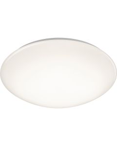 LED Plafondlamp met Bewegingssensor - Trion Poly - Opbouw Rond 18W - Spatwaterdicht IP44 - Warm Wit 3000K - 360° - Mat Wit