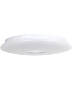 LED Plafondlamp - Smart LED - Trion Ikano - 18W - Aanpasbare Kleur - RGB - Rond - Mat Wit - Aluminium