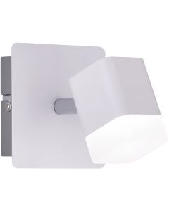 LED Plafondspot - Trion Ribon - 4W - Warm Wit 3000K - 1-lichts - Rond - Mat Wit - Aluminium