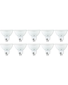 LED Spot 10 Pack - Aigi Firona - GU5.3 MR16 Fitting - 4W - Helder/Koud Wit 6400K - 12V