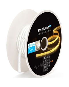 LED Strip - Aigi Drody - 50 Meter - IP65 Waterdicht - Warm Wit 3000K - 2835 SMD 230V