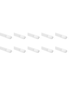 LED TL Buis T8 10 Pack - Aigi - 120cm 18W High Lumen 140 LM/W - Natuurlijk Wit 4000K