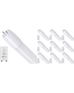 LED TL Buis T8 met Starter 10 Pack - 150cm 22W - Natuurlijk Wit 4200K