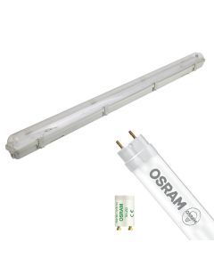 OSRAM - LED TL Armatuur met T8 Buis - SubstiTUBE Value EM 865 - Aigi Hari - 120cm Enkel - 16.2W - Helder/Koud Wit 6500K