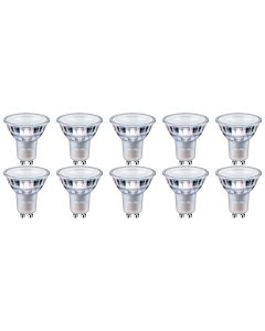 PHILIPS - LED Spot 10 Pack - MASTER 927 36D VLE DT - GU10 Fitting - Dimbaar - 3.7W - Warm Wit 2700K | Vervangt 35W