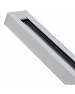 Spanningsrail - Prixa - 1 Fase - Opbouw - Aluminium - Glans Wit - 1m