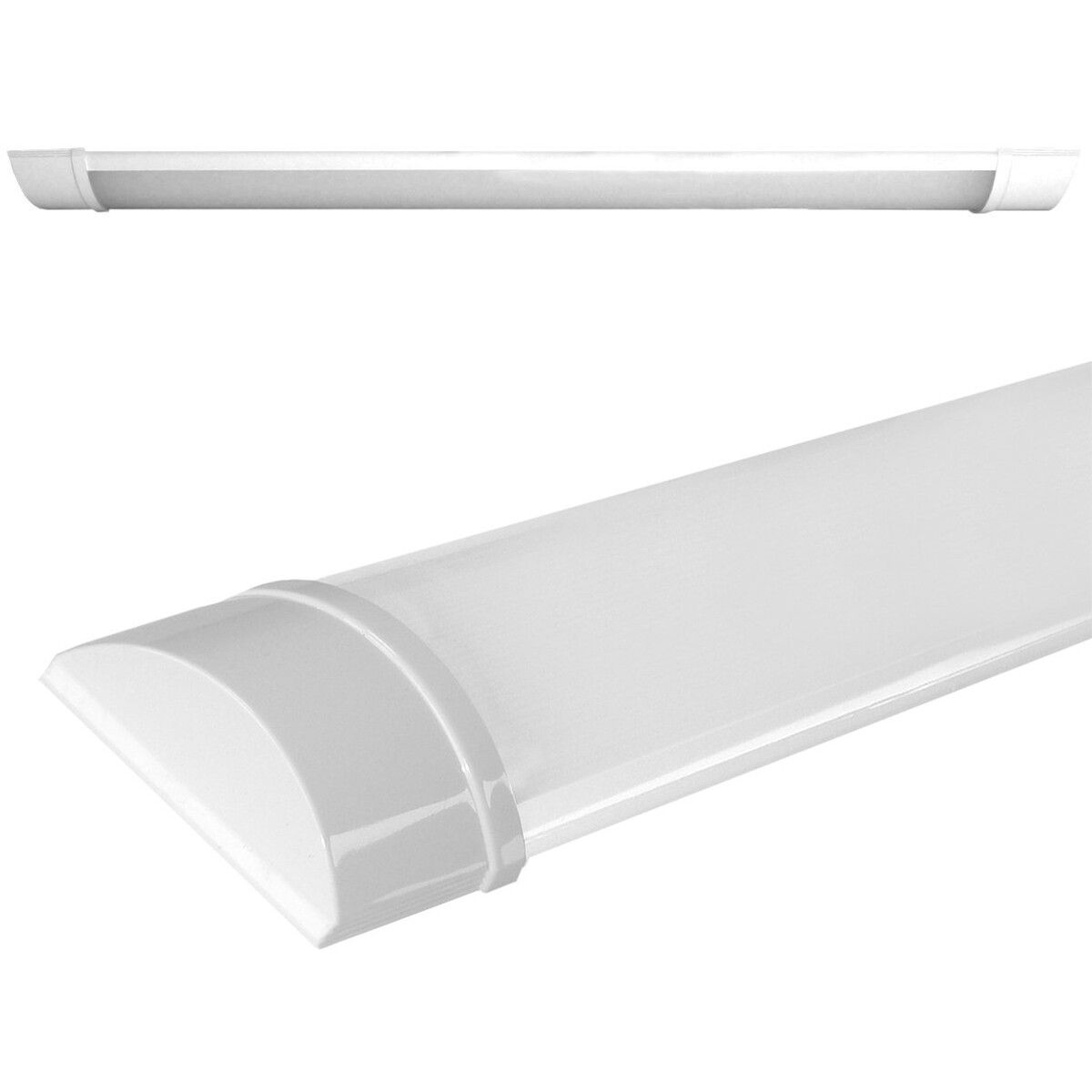 Luminaire LED - LED Réglette - Titro - 18W - Blanc Neutre 4200K - Aluminium - 60cm