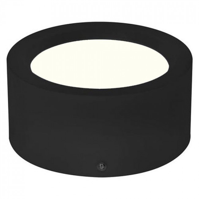 Pack Downlight LED 6 - En Saillie Rond Haut 5W - Blanc Neutre 4200K - Mat Noir Aluminium - Ø105mm