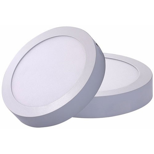 Downlight LED - En Saillie Rond 12W - Blanc Neutre 4200K - Mat Blanc Aluminium - Ø170mm