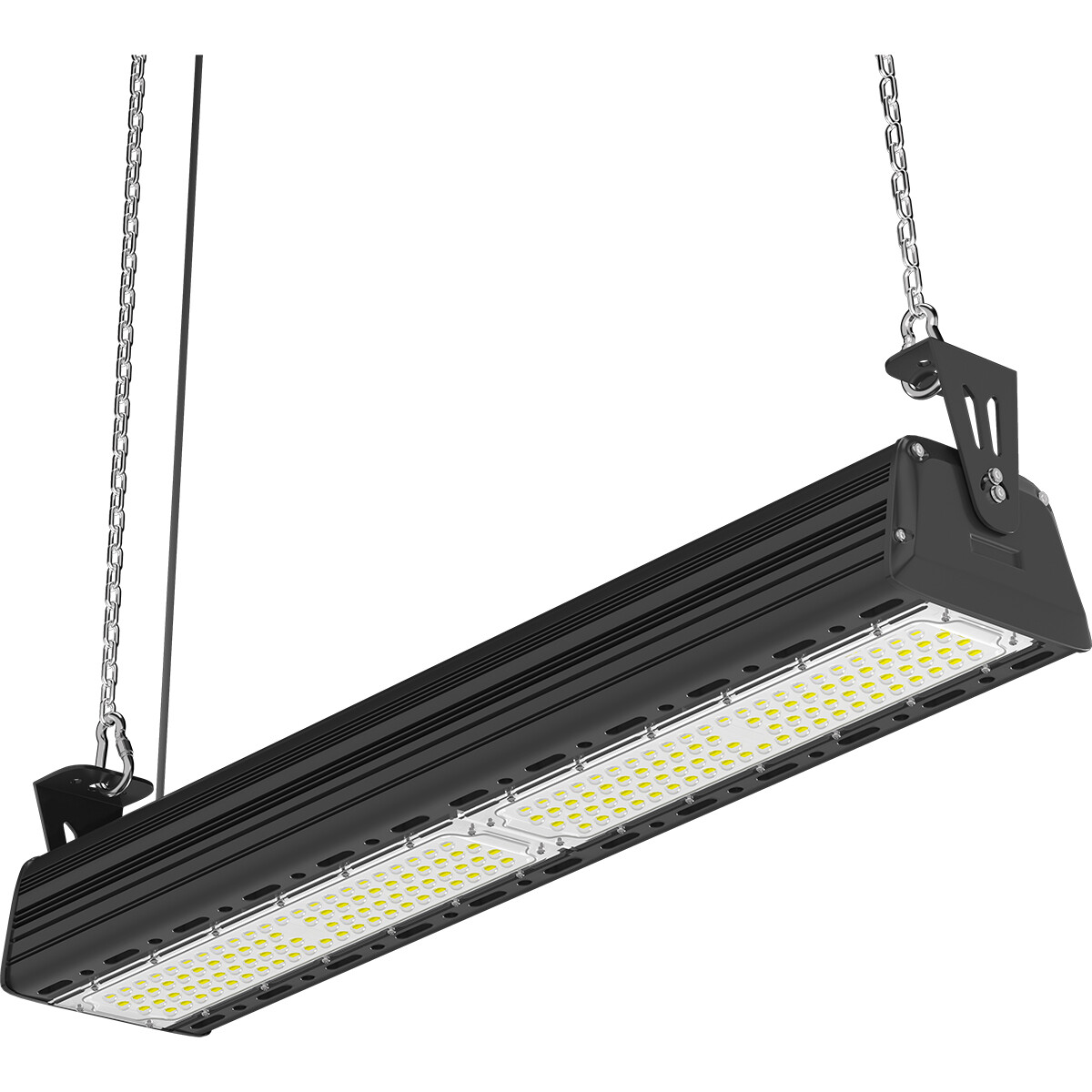 LED High Bay Linéaire - Rinzu Lin - 100W - 150LM/W - 860 6000K - Gradable 0-10V - IP65 - Driver Sosen - LEDs Sanan