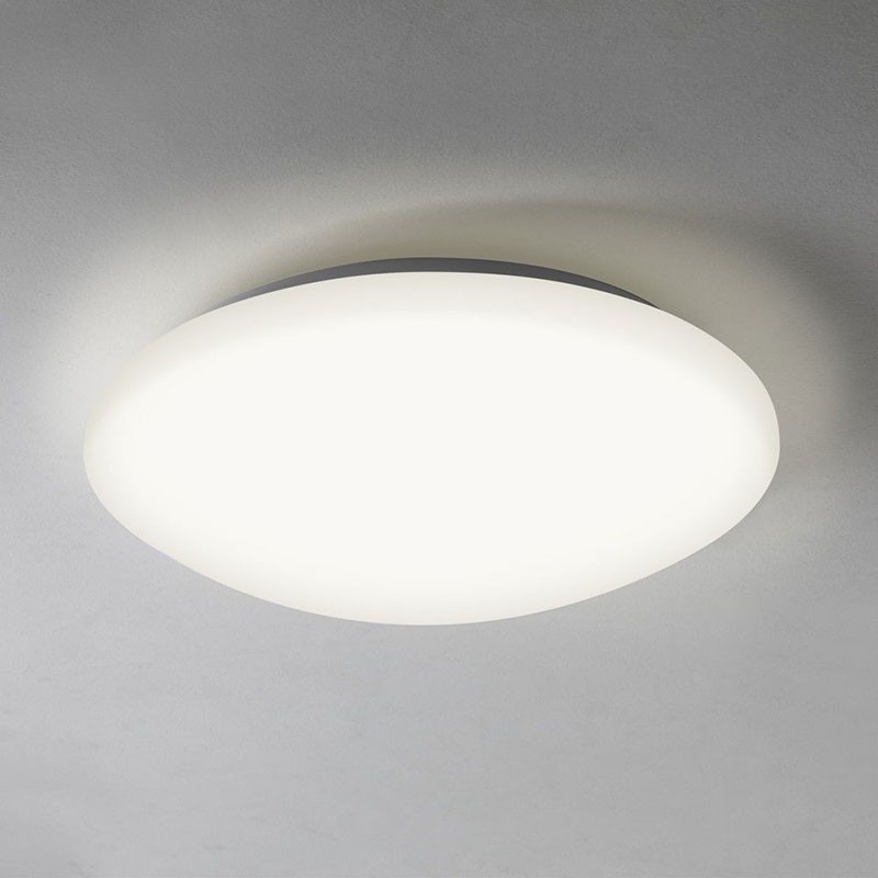 Plafonnier LED - Basic - En Saillie Rond 15W - Blanc Froid 6400K - Mat Blanc Aluminium - Ø230mm