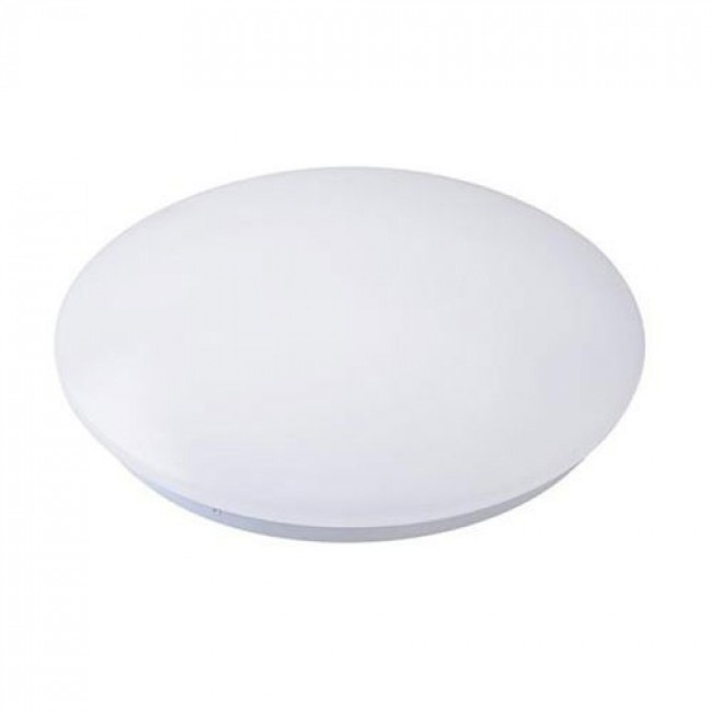 Plafonnier LED - Basic - En Saillie Rond 15W - Blanc Froid 6400K - Mat Blanc Aluminium - Ø230mm