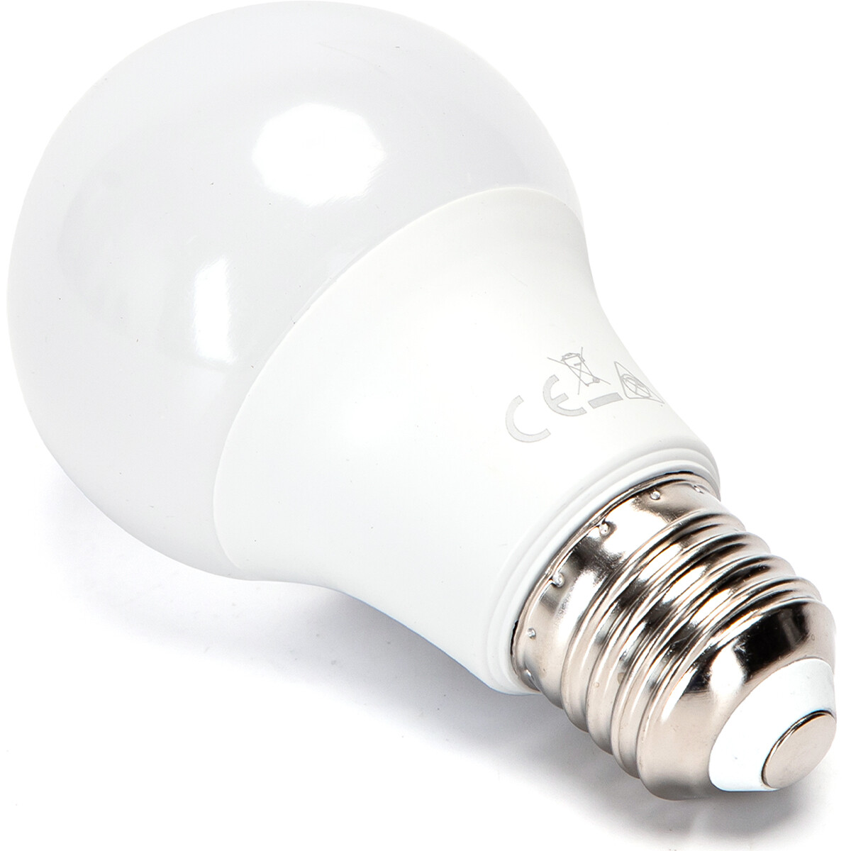 Lampe LED - Douille E27 - 8W - Blanc Chaud 3000K