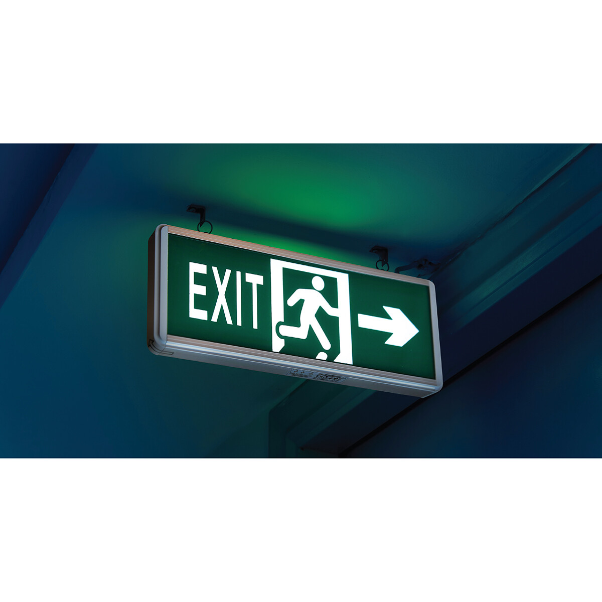 Éclairage de secours LED Exit - 2 Pack - Rabonta Gauche/Droite - Suspendu - 3W