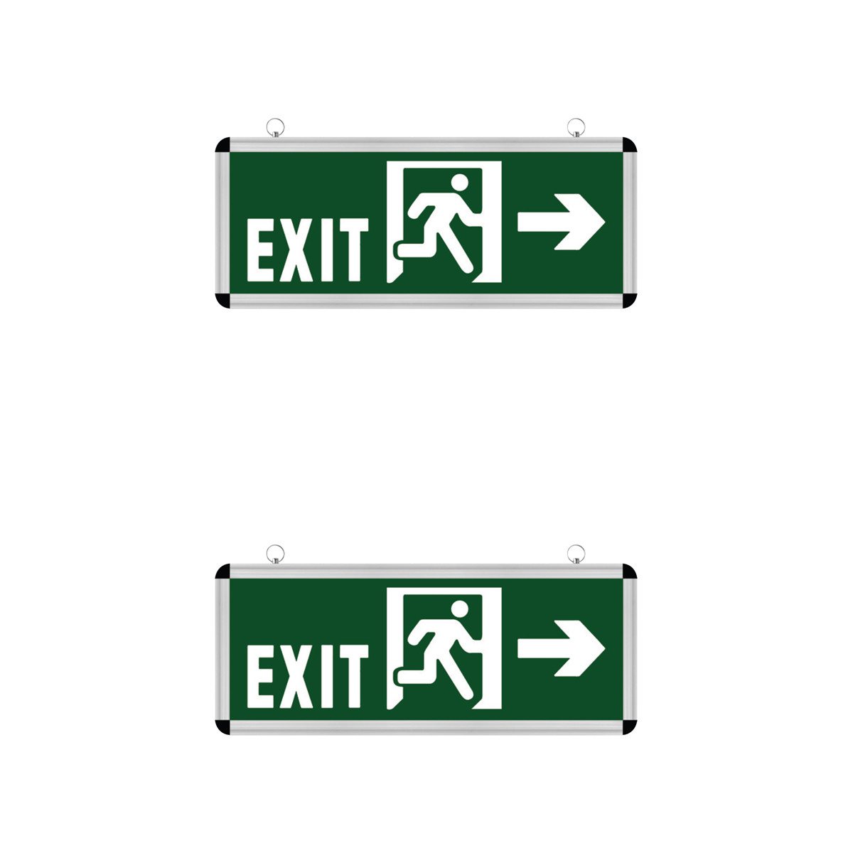 Éclairage de secours LED Exit - 2 Pack - Rabonta Gauche/Droite - Suspendu - 3W