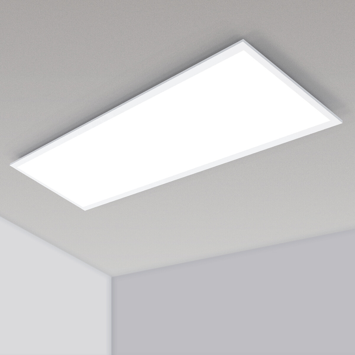 Panneau LED 30x60 - Velvalux Lumis - Panneau LED pour plafond suspendu - Blanc Chaud 3000K - 24W - Encastré - Rectangulaire - Blanc - Sans scintillement