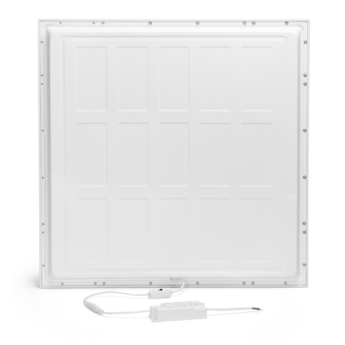 Panneau LED 60x60 - Velvalux Lumis - Couleur de lumière ajustable CCT - 36W - en Saillie - Carré - Blanc - Sans Scintillement