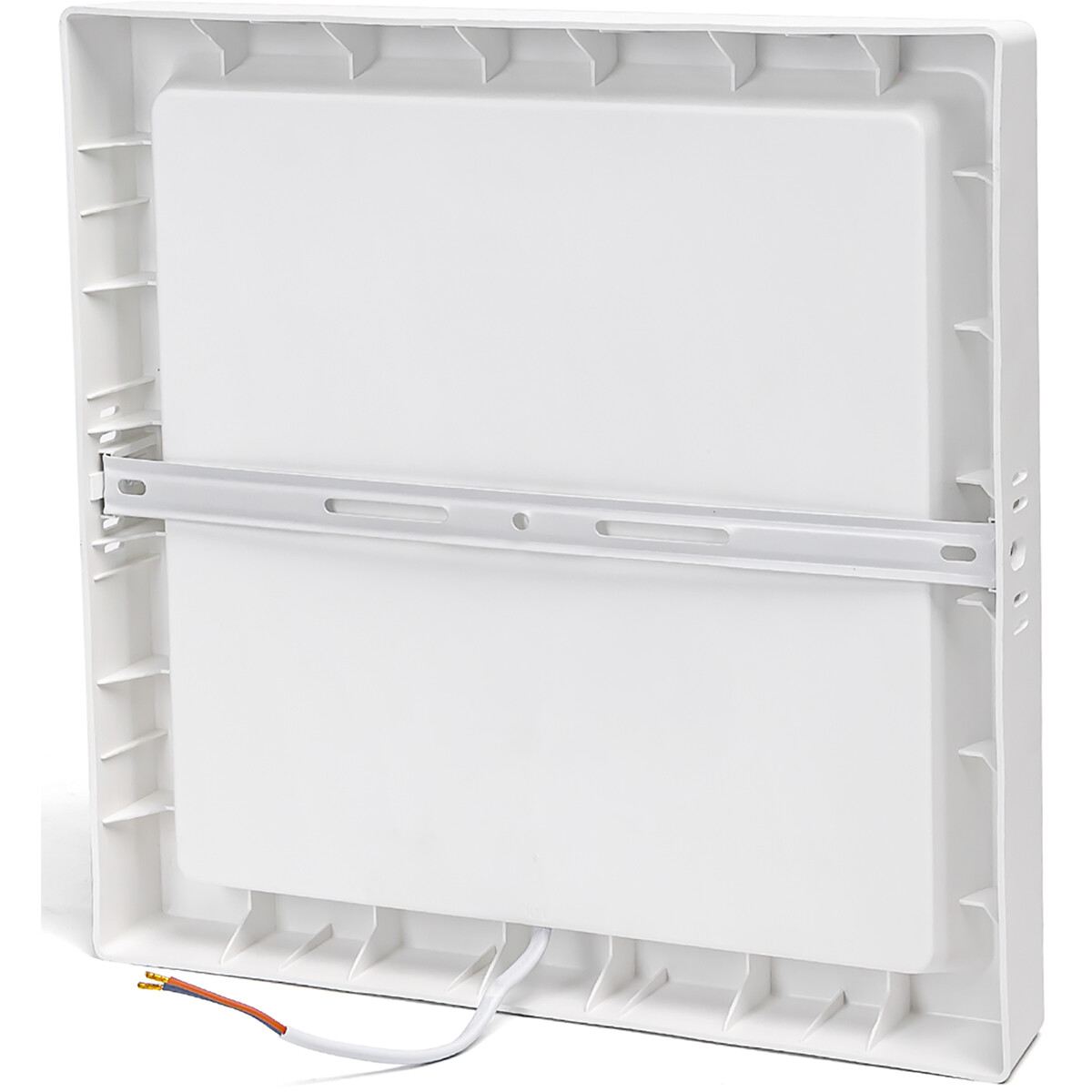 Panneau LED - Downlight - Aigi - Blanc Chaud 3000K - 24W - 30x30 - en Saillie - Carré - Blanc - Sans Scintillement