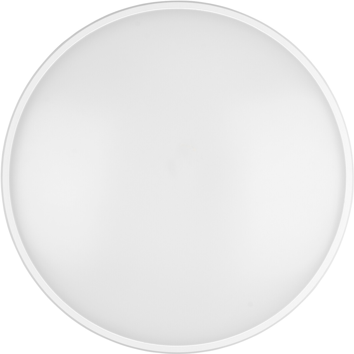 Plafonnier LED - Éclairage de Plafond - Trion Lombis - 34W - Blanc Neutre 4000K - Dimmable - Rond - Mat Blanc - Plastique