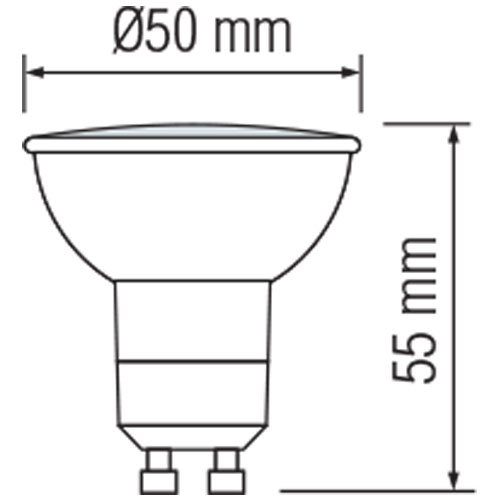 Spot LED - Aigi - Douille GU10 - 6W - Blanc Neutre 4200K