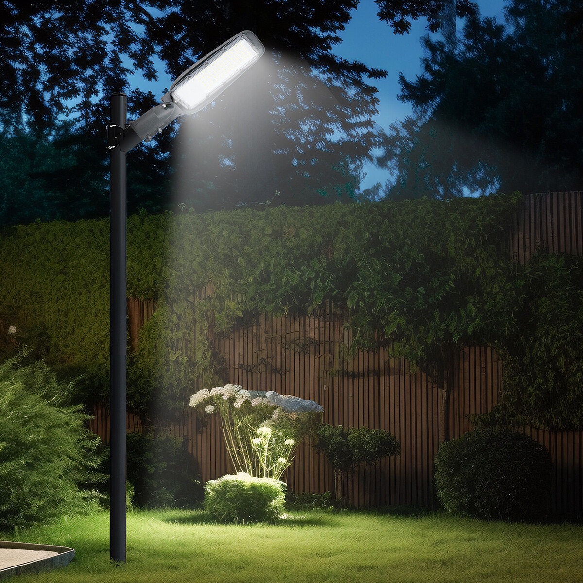 Éclairage public LED - Velvalux Lumeno - 50 Watts - Blanc Froid 6500K - Étanche IP65 - Sans Scintillement