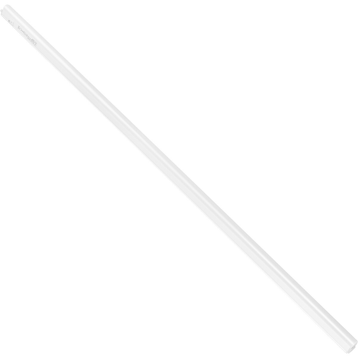 Réglette LED avec Tube T5 - Éclairage de Cuisine - Aigi Timola - 120cm Simple - 14W - Connectable - Blanc Neutre 4000K - Mat Blanc - Plastique