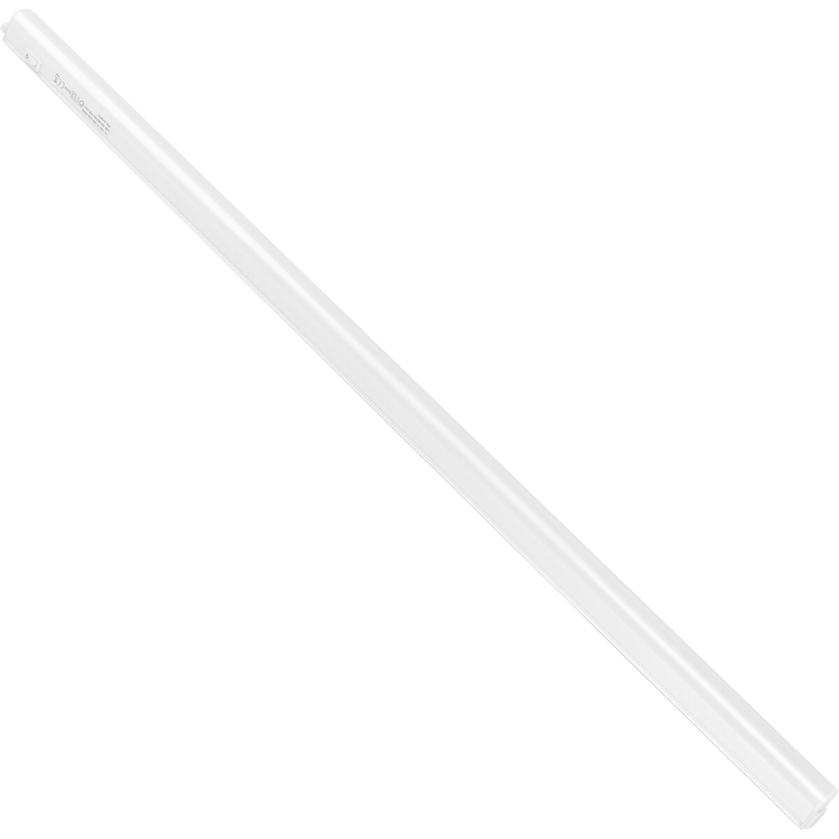 Réglette LED avec Tube T5 - Éclairage de Cuisine - Aigi Timola - 90cm Simple - 10W - Connectable - Blanc Chaud 3000K - Mat Blanc - Plastique