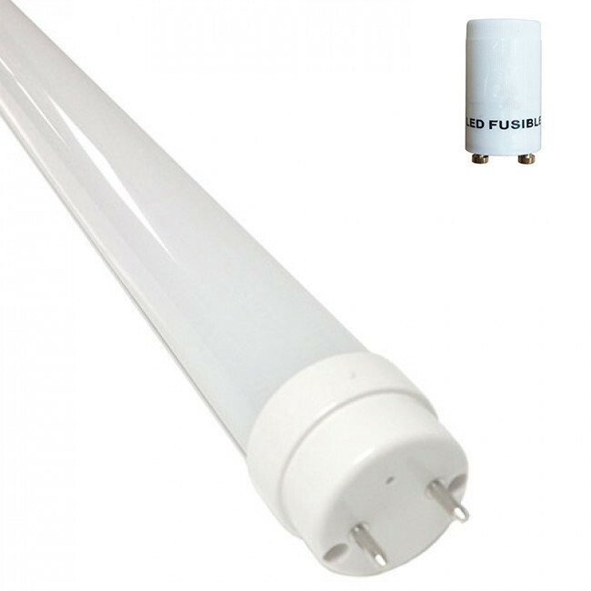 Réglette LED avec Tube T8 Incl. Starter - Aigi Dybolo - 120cm Double - 32W - Blanc Neutre 4200K - Indice de Protection IP20