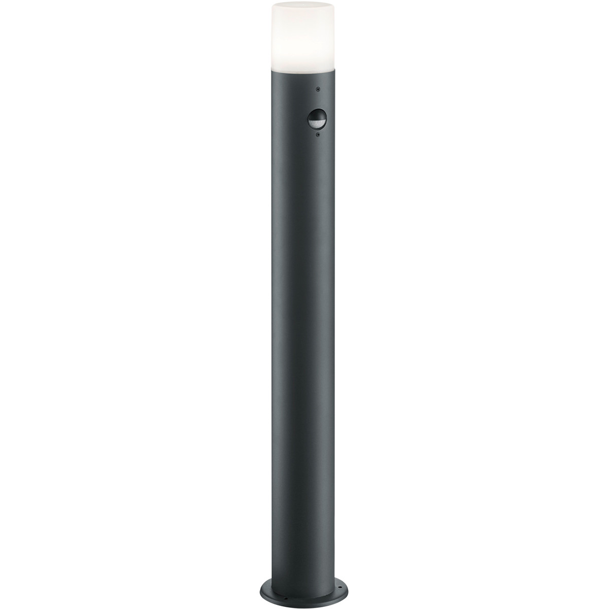 Éclairage de Jardin LED avec Détecteur de Mouvement - Lampe d'Extérieur Debout - Trion Hosina XL - Douille E27 - Étanche aux Éclaboussures IP44 - Mat Anthracite - Aluminium