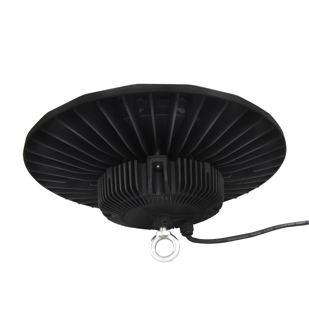 LED UFO High Bay 200W - Aigi - Driver MEAN WELL - Éclairage d'Entrepôt - Étanche IP65 - Blanc Neutre 4000K - Aluminium