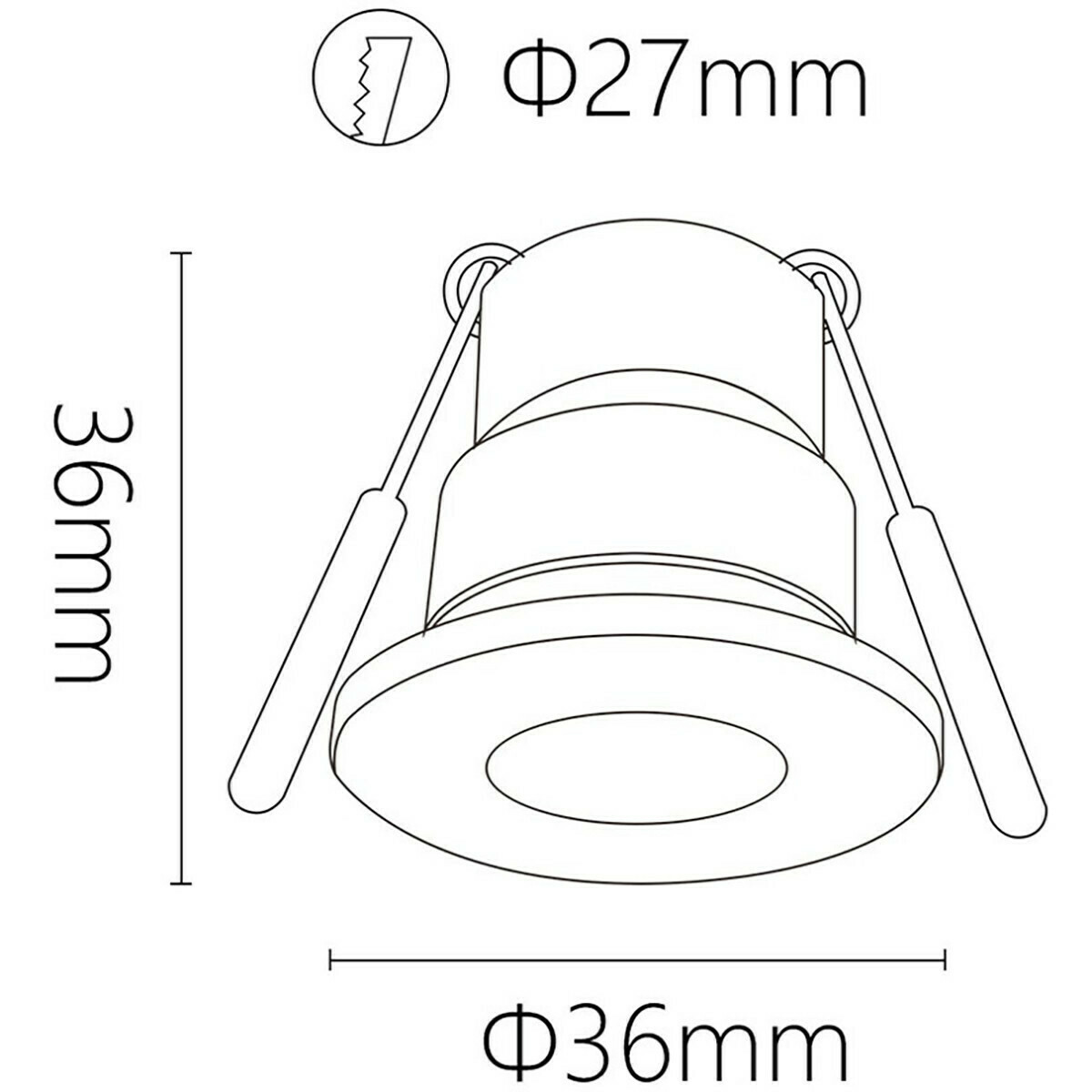 Spot de Véranda LED Ensemble Complet - 6 Pièces - 3W - Blanc Chaud 3000K - Dimmable - Étanche IP65 - Encastré - Rond - Mat Argent - Aluminium - 12V